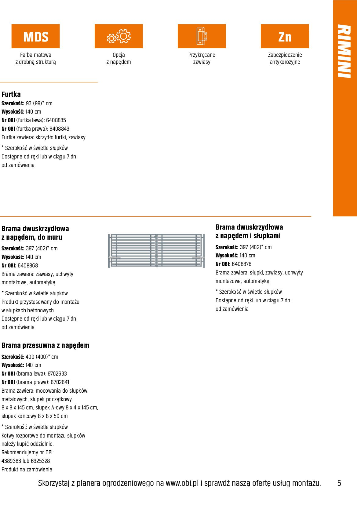 Gazetka OBI: Gazetka OBI - katalog ogrodzeń dekoracyjnych 2022-01-20 page-10