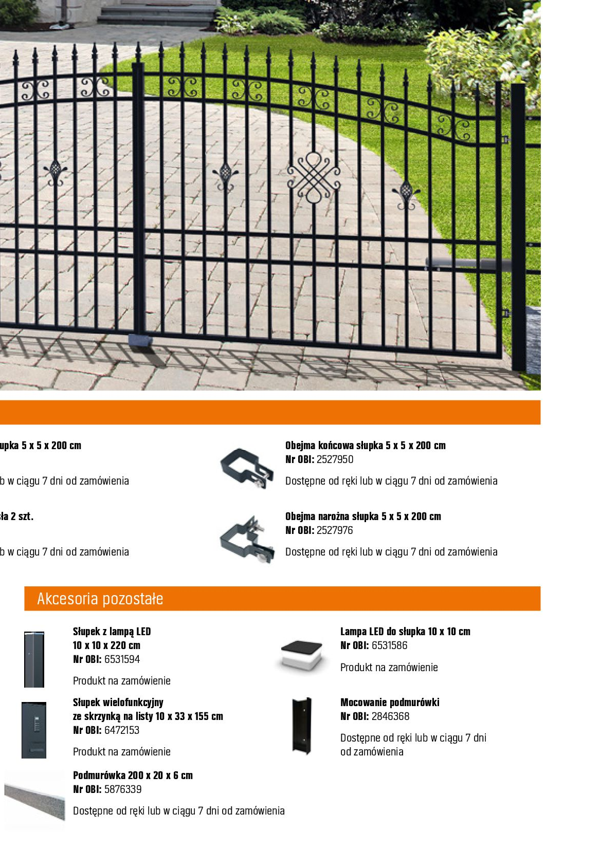 Gazetka OBI: Gazetka OBI - katalog ogrodzeń dekoracyjnych 2022-01-20 page-20