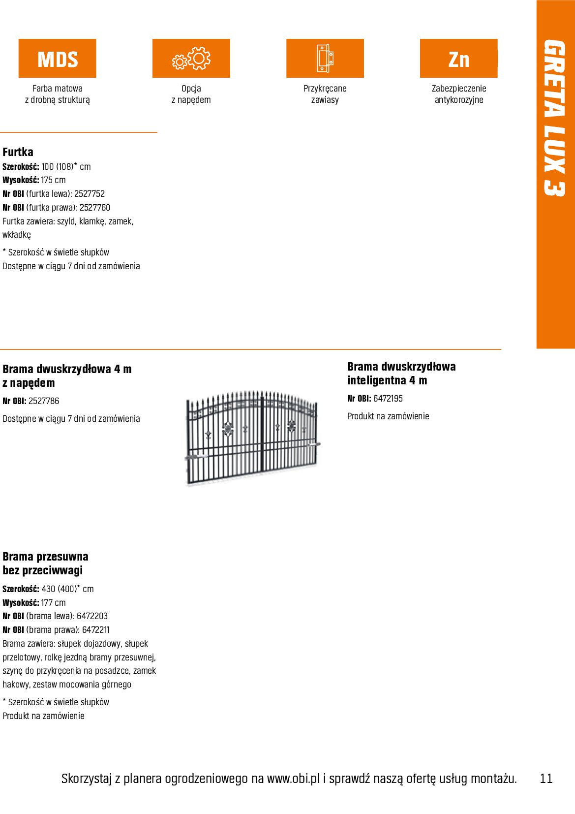 Gazetka OBI: Gazetka OBI - katalog ogrodzeń dekoracyjnych 2022-01-20 page-22