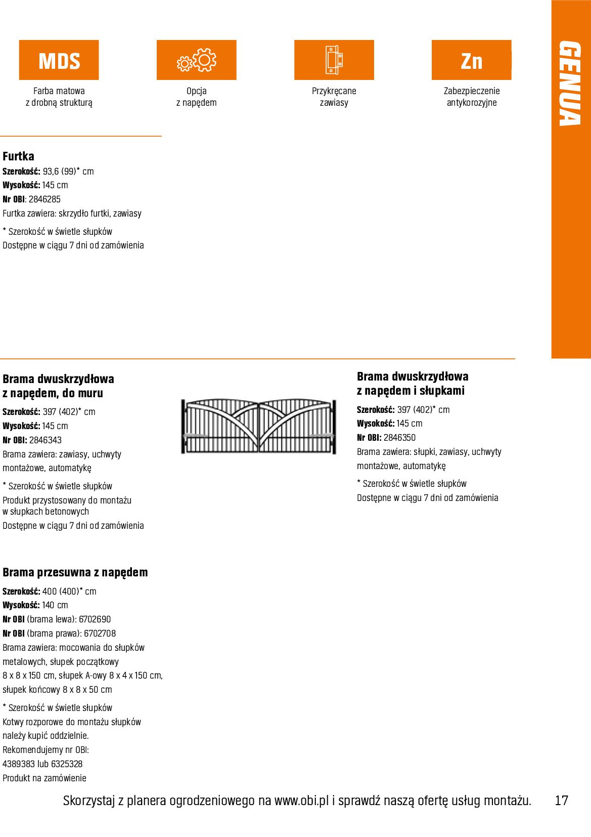 Gazetka OBI: Gazetka OBI - katalog ogrodzeń dekoracyjnych 2022-01-20 page-34