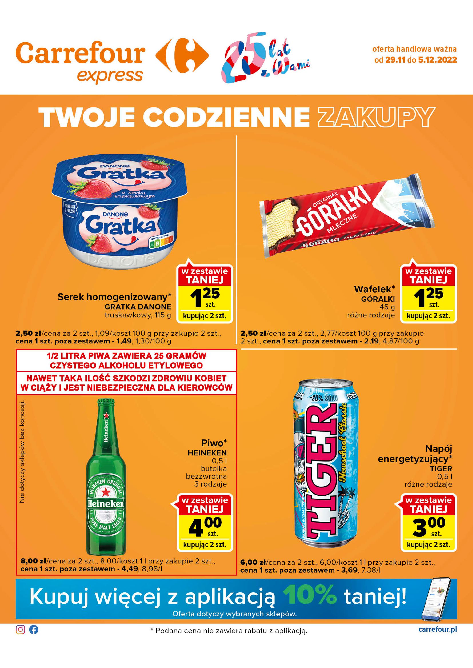Gazetka Carrefour Express: Gazetka Carrefour Express do 5.12. 2022-11-29 page-1