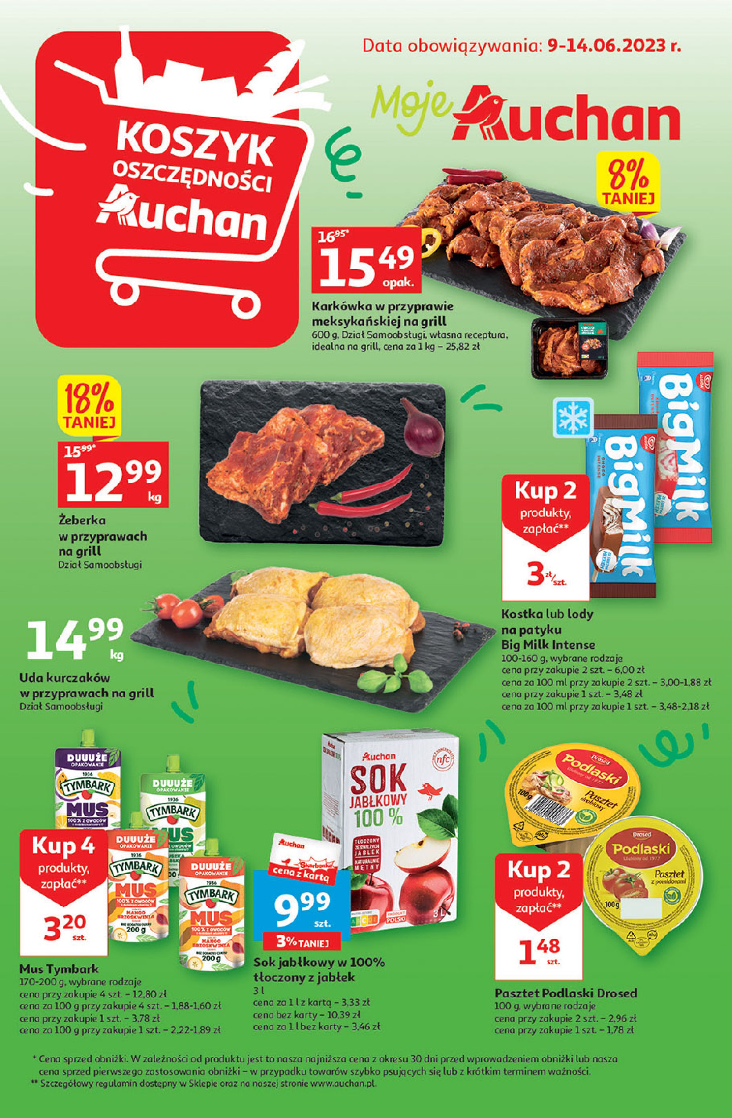 Auchan:  Gazetka Auchan - Moje Auchan 08.06.2023