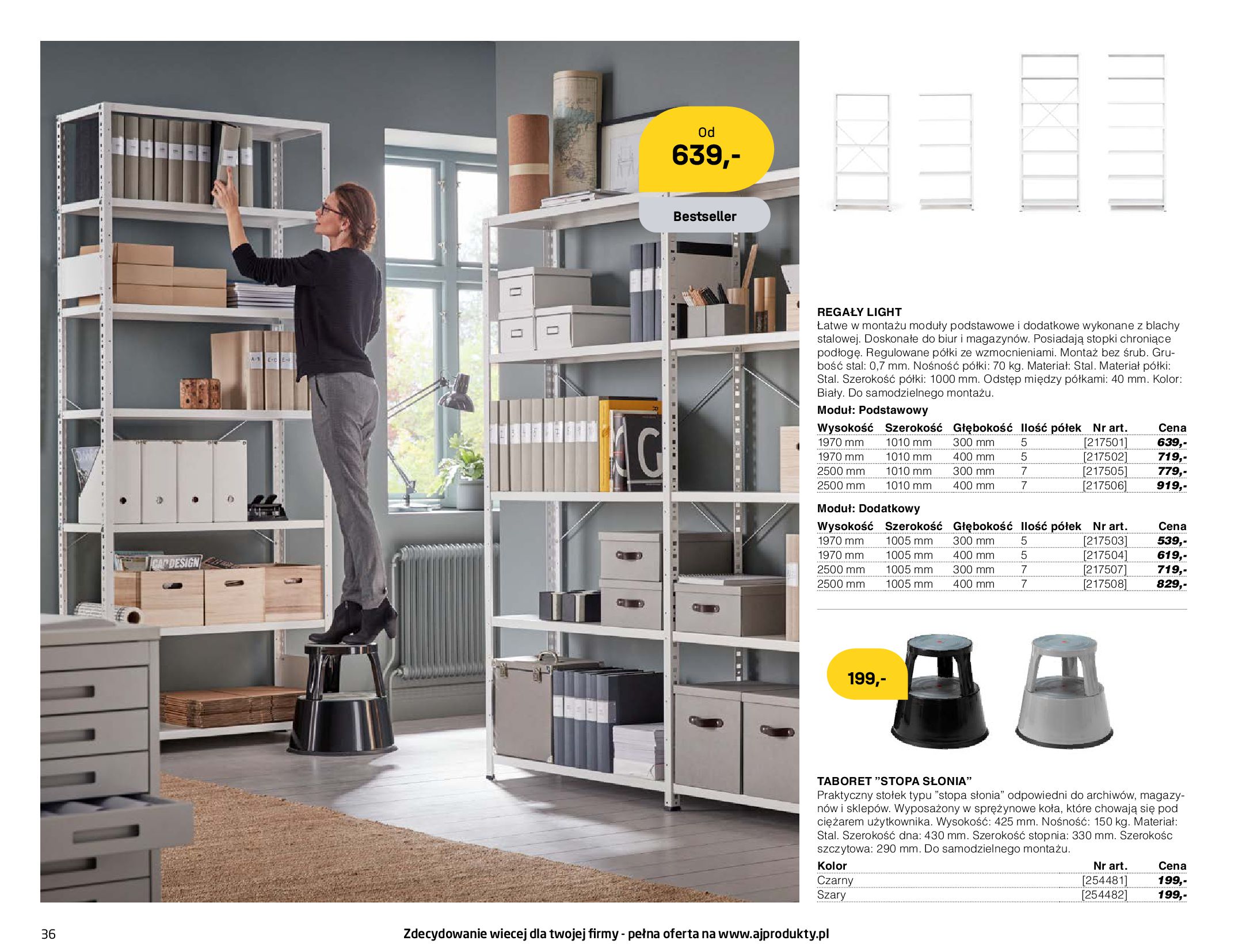 Gazetka AJ Produkty: Katalog AJ Produkty mix - biuro, przemysł, warsztat 2023-04-12 page-36