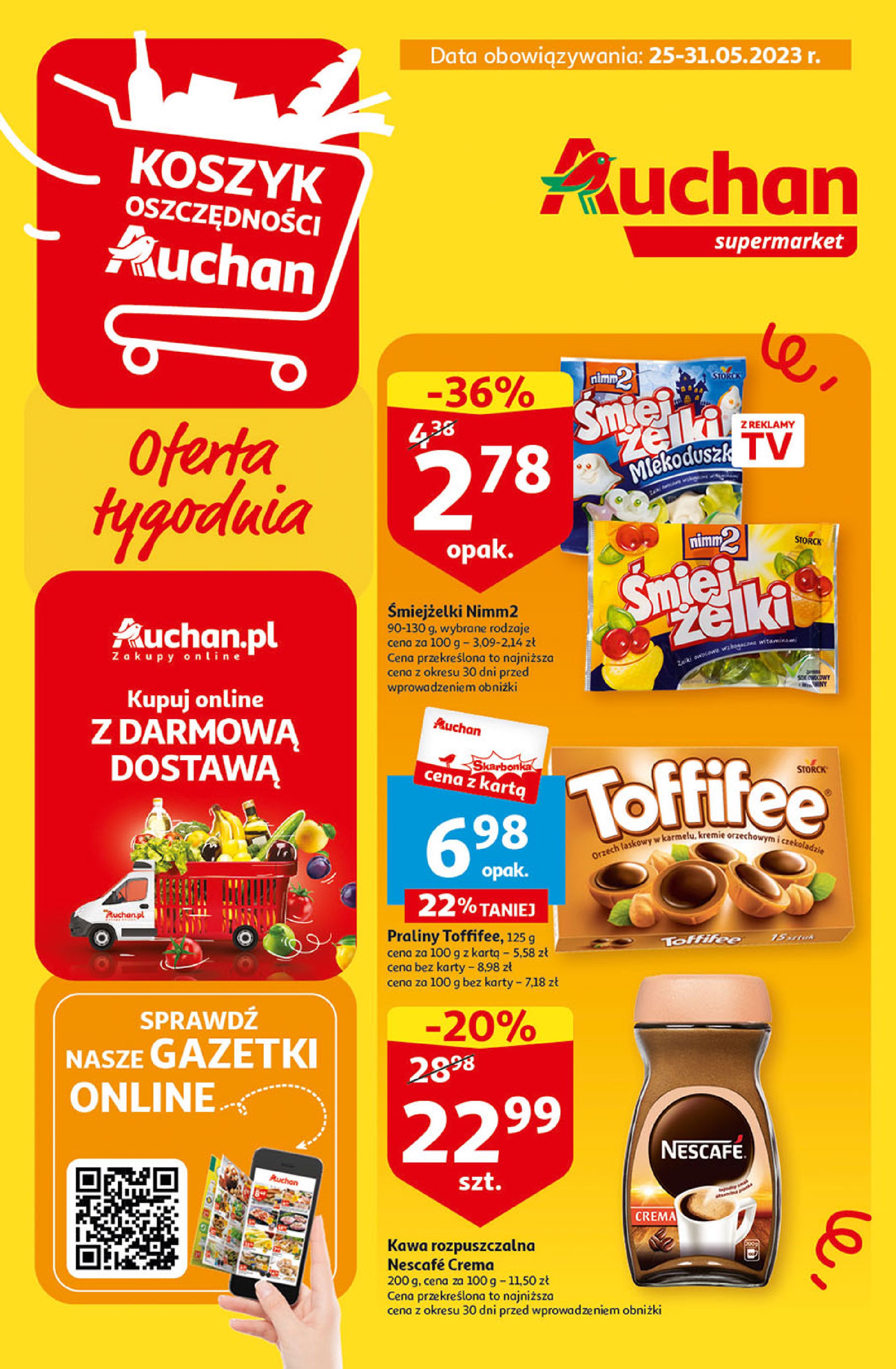 Auchan:  Gazetka Auchan - supermarket 24.05.2023