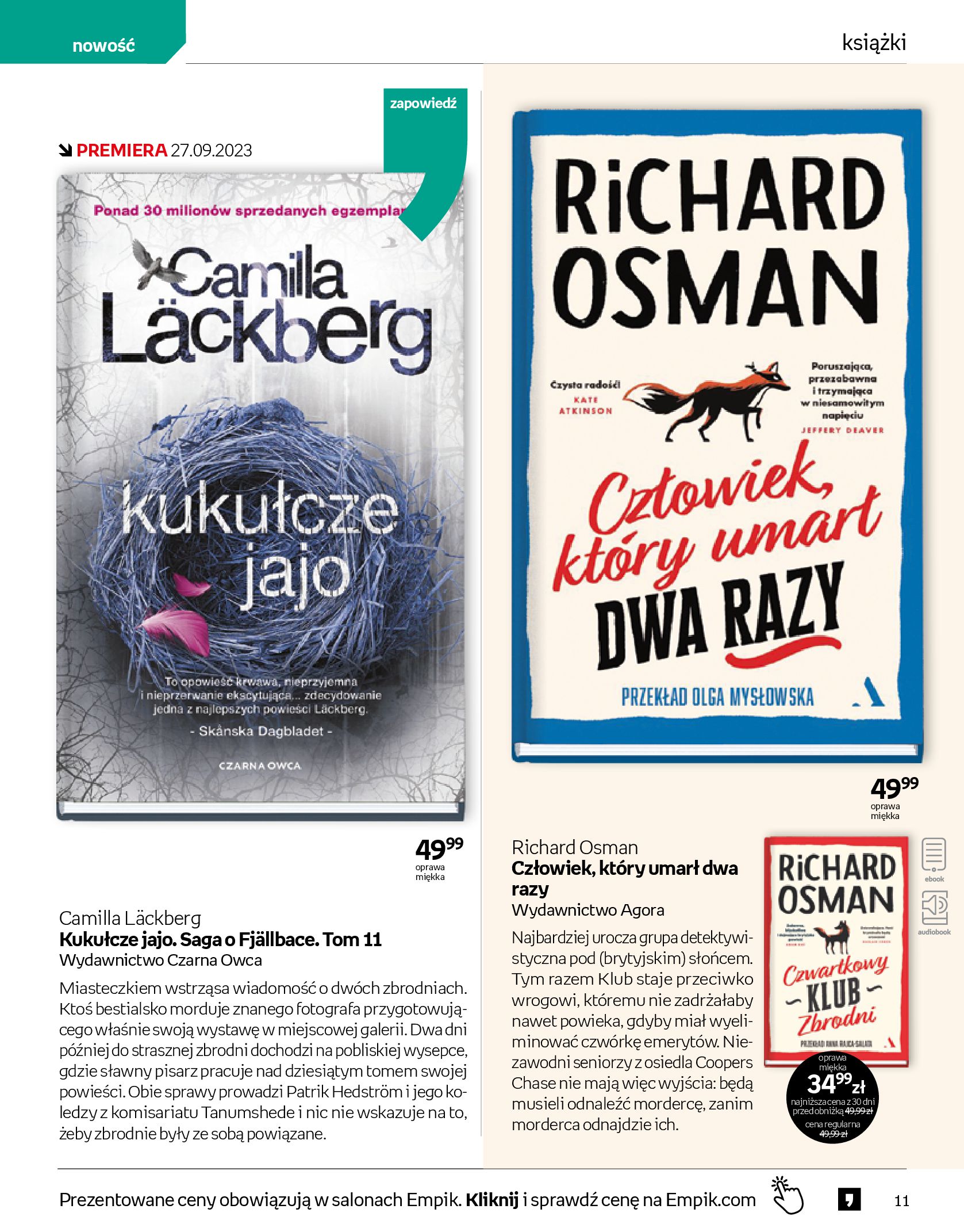 Gazetka Empik: Gazetka Empik - Książka 2023-09-06 page-11