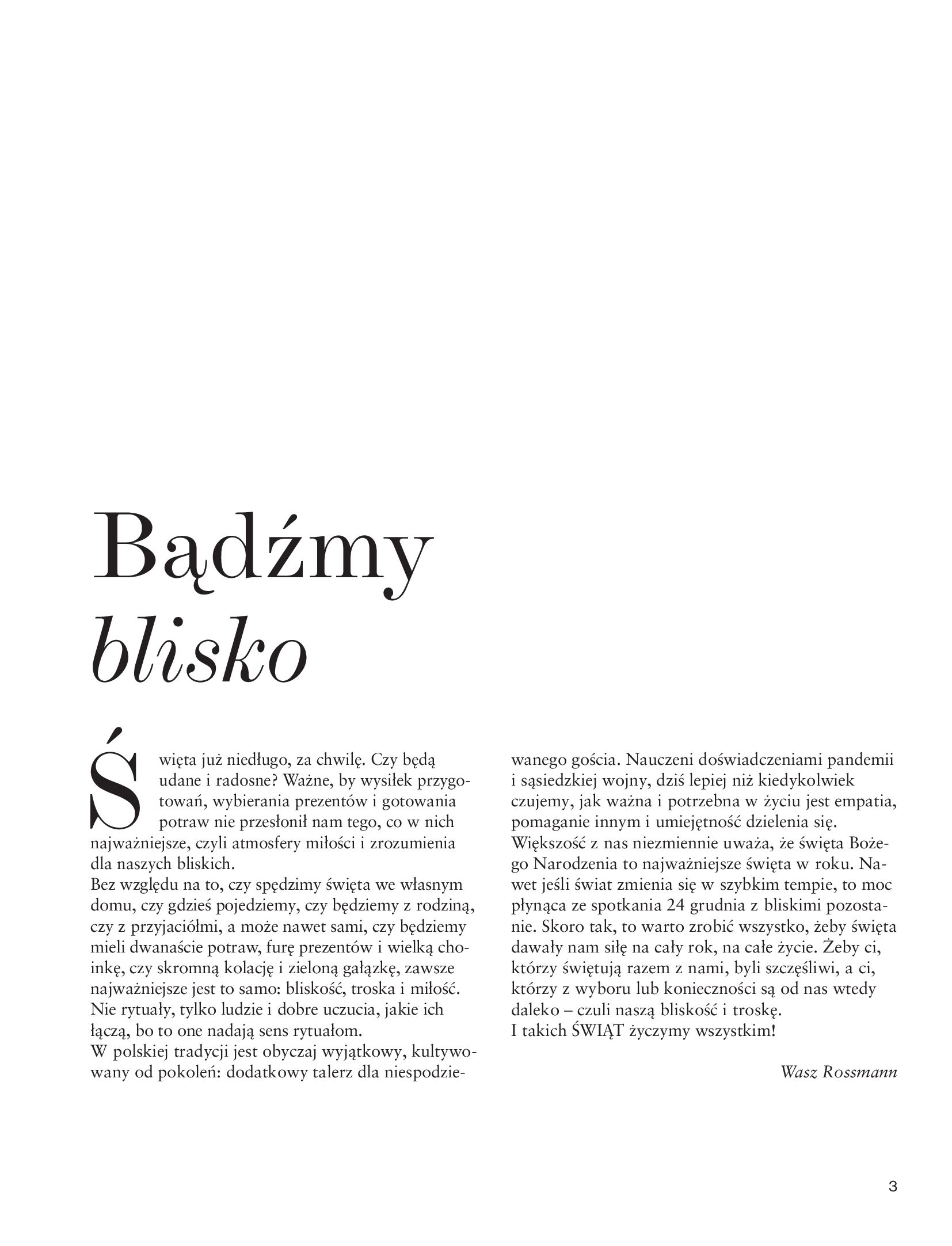 Gazetka Rossmann: Magazyn Skarb - Idą święta 2022-11-03 page-3