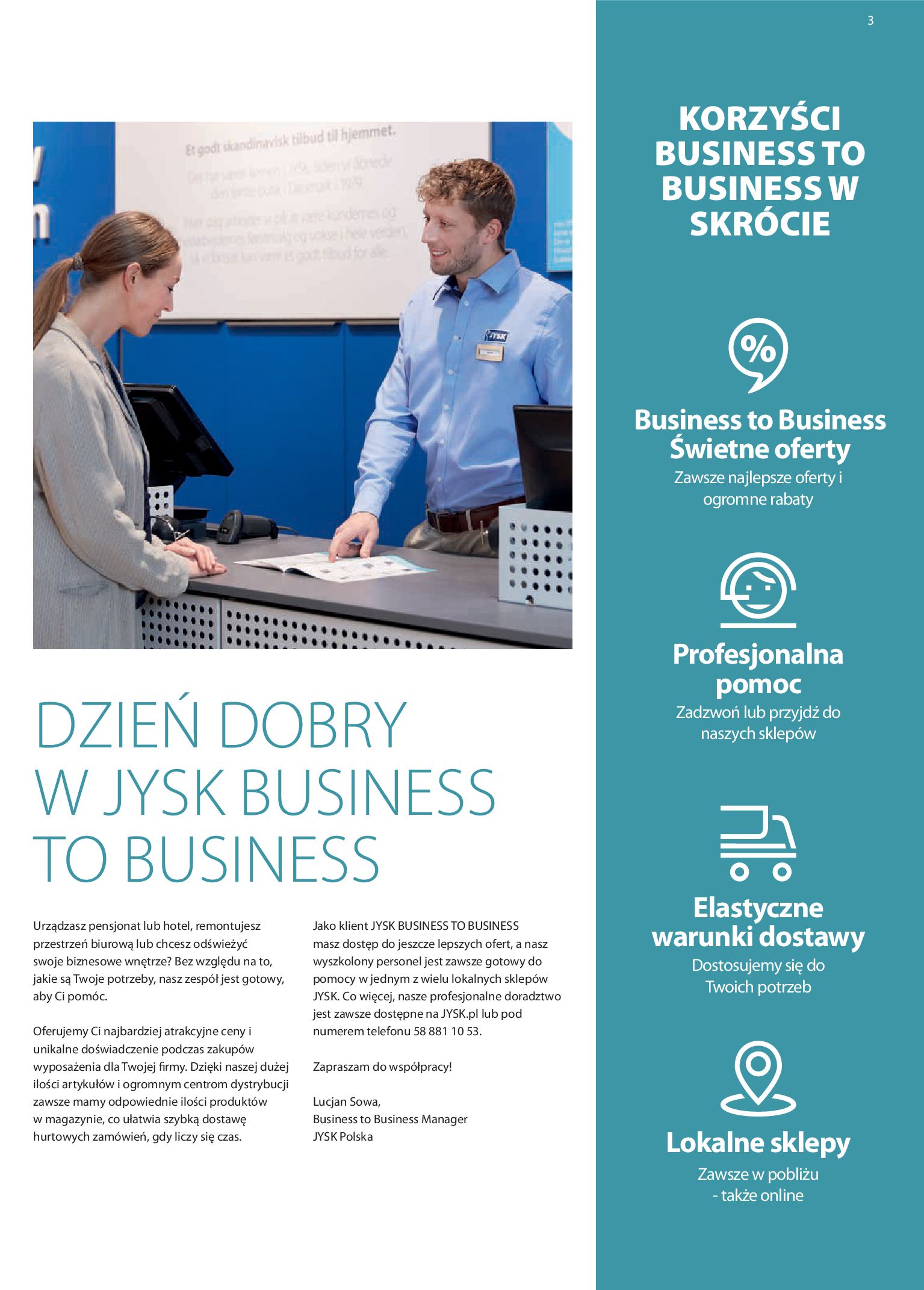 Gazetka Jysk: Gazetka Jysk - Business to business 2023-03-01 page-3
