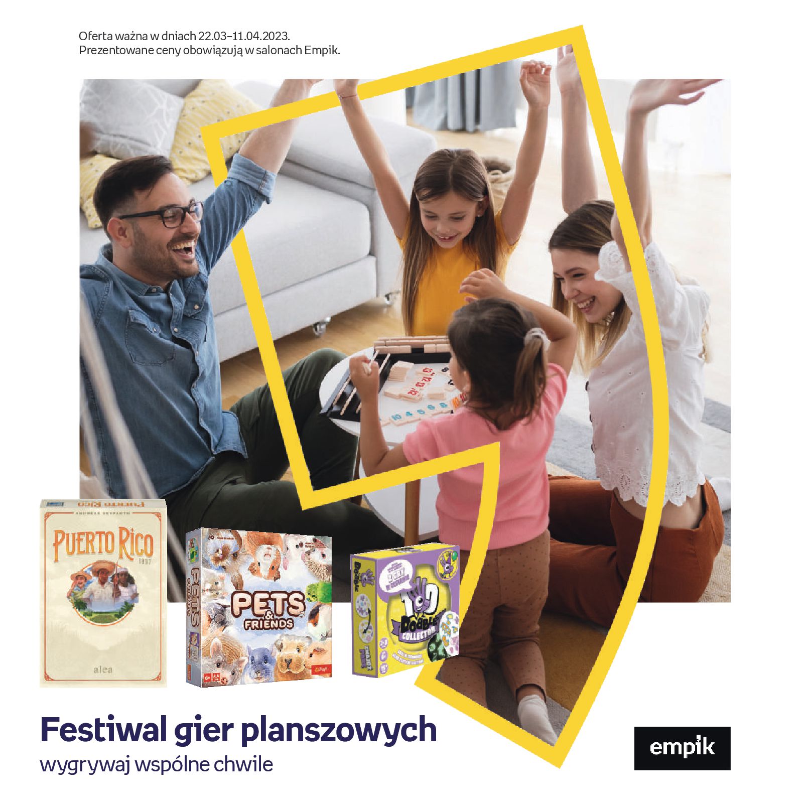 Empik:  Gazetka Empik - Festiwal gier planszowych 21.03.2023