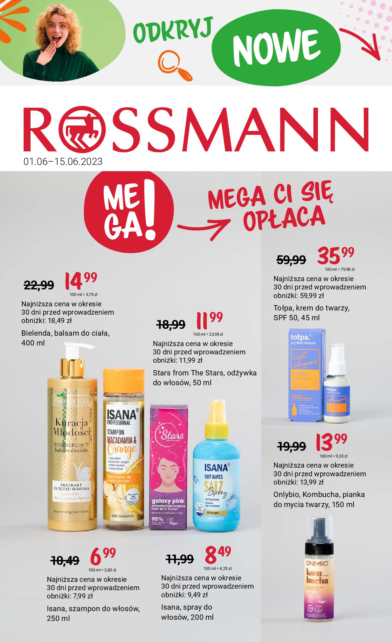Rossmann:  Gazetka Rossmann 31.05.2023