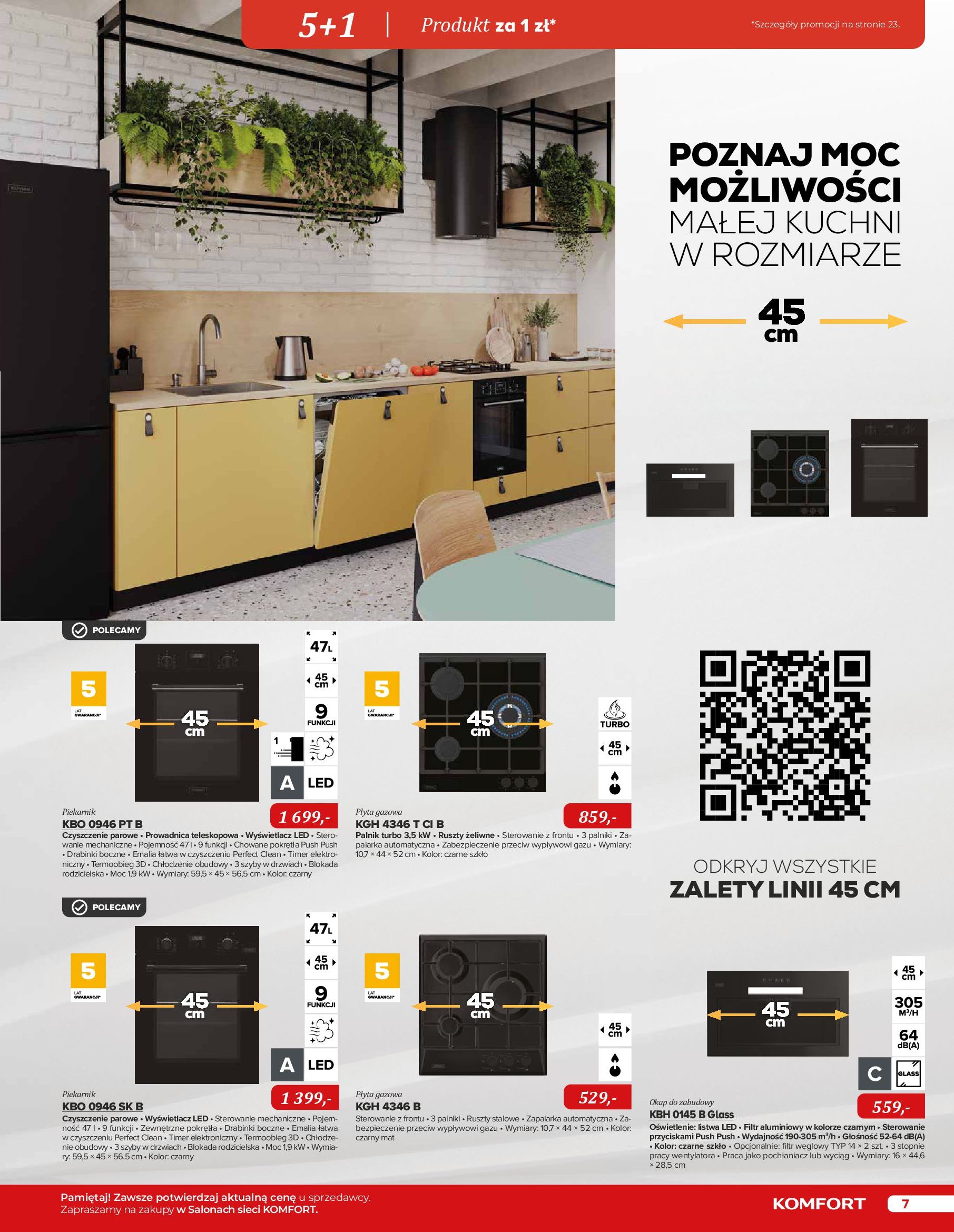 Gazetka Komfort: Katalog Komfort - Urządzenia AGD/zlewozmywaki/ baterie kuchenne 2022-11-03 page-7
