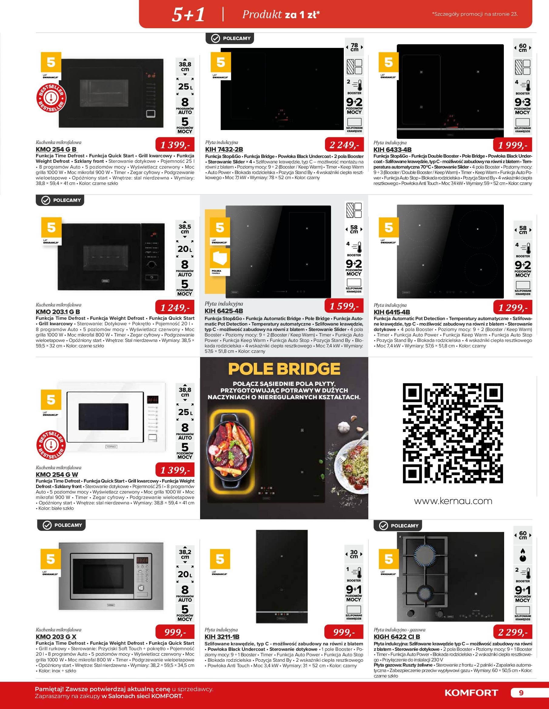 Gazetka Komfort: Katalog Komfort - Urządzenia AGD/zlewozmywaki/ baterie kuchenne 2022-11-03 page-9