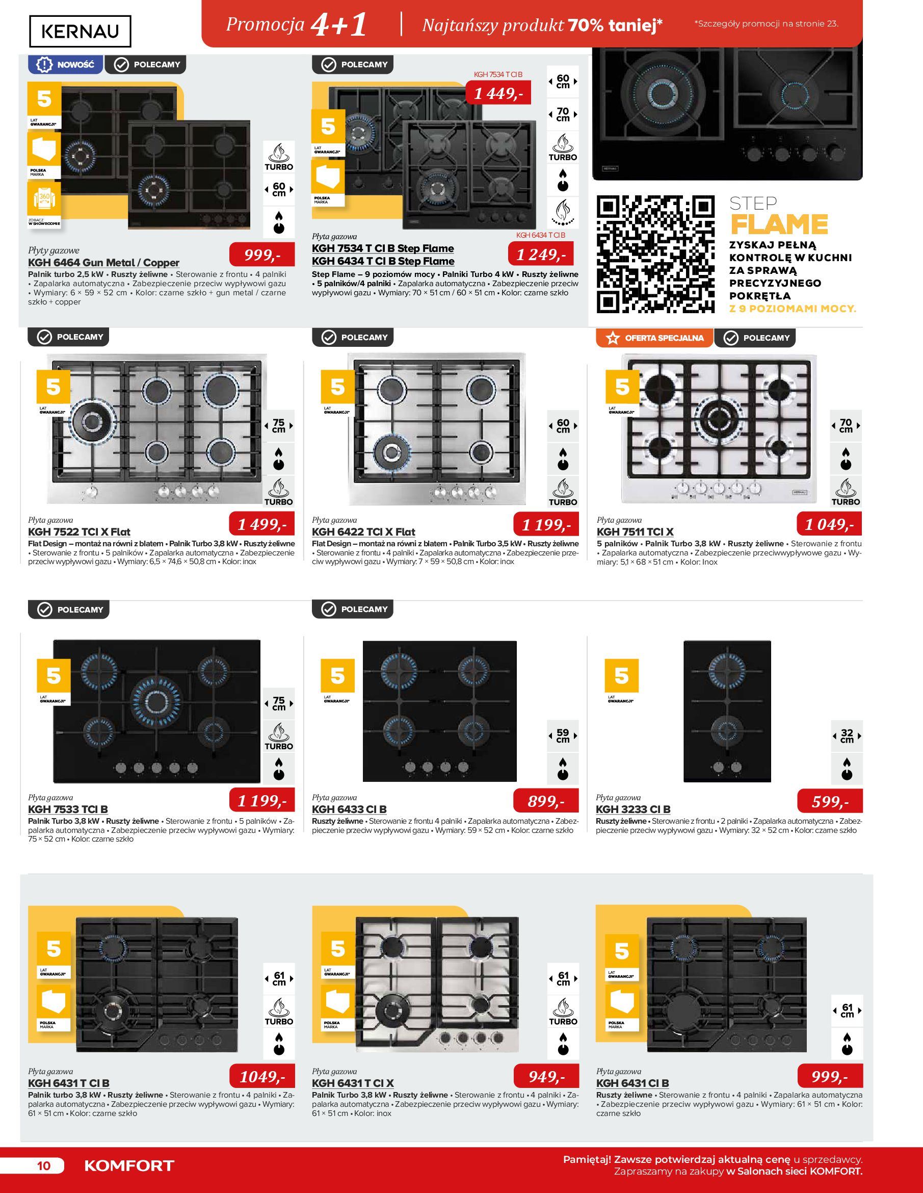 Gazetka Komfort: Katalog Komfort - Urządzenia AGD/zlewozmywaki/ baterie kuchenne 2022-11-03 page-10