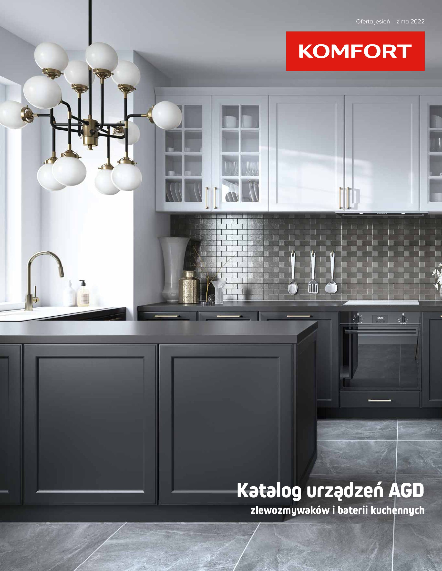 Komfort:  Katalog Komfort - Urządzenia AGD/zlewozmywaki/ baterie kuchenne 02.11.2022