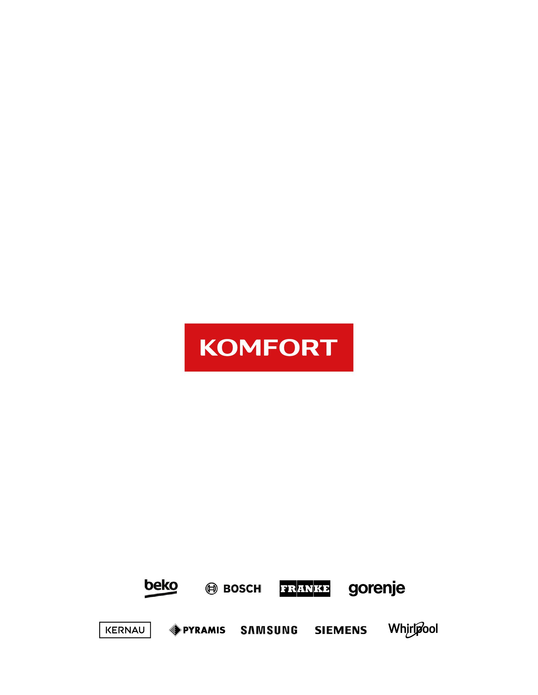 Gazetka Komfort: Katalog Komfort - Urządzenia AGD/zlewozmywaki/ baterie kuchenne 2022-11-03 page-104