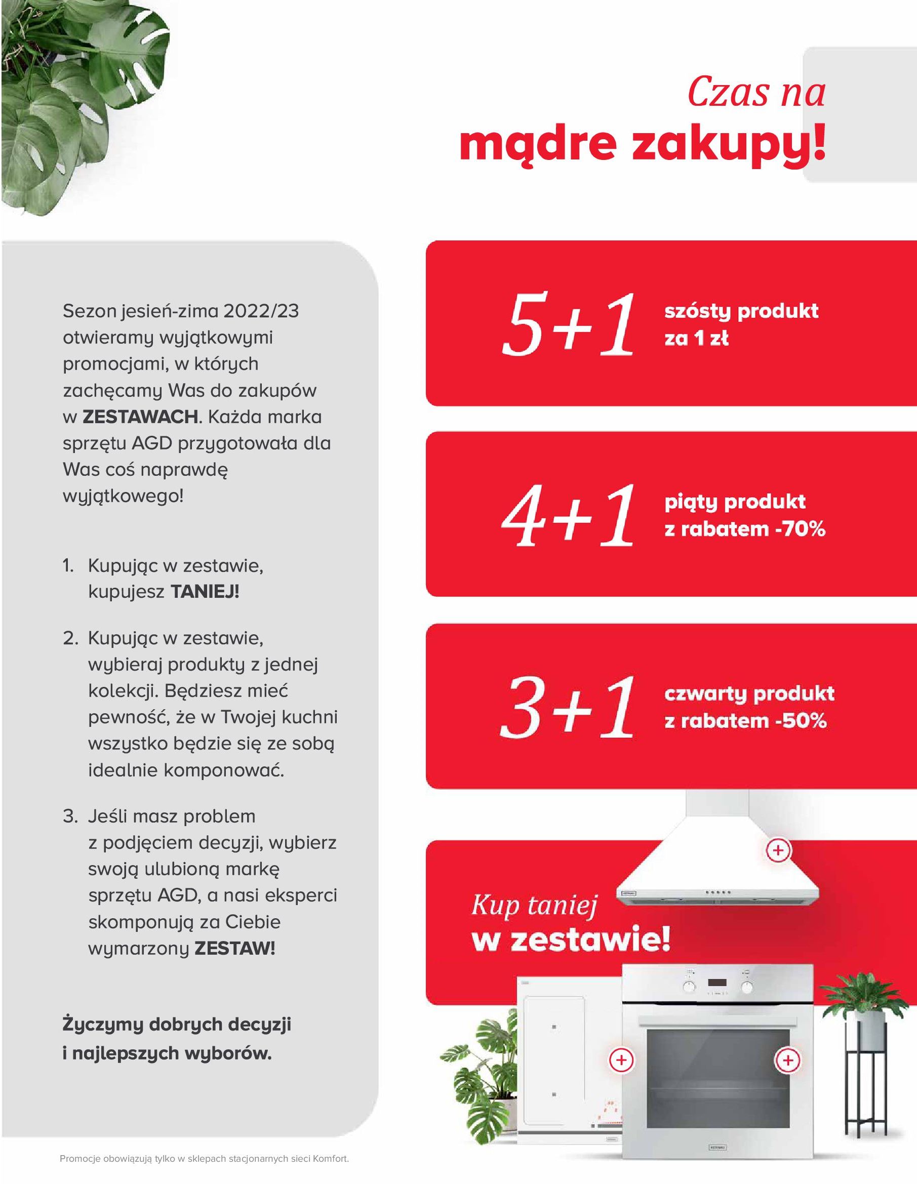 Gazetka Komfort: Katalog Komfort - Urządzenia AGD/zlewozmywaki/ baterie kuchenne 2022-11-03 page-3