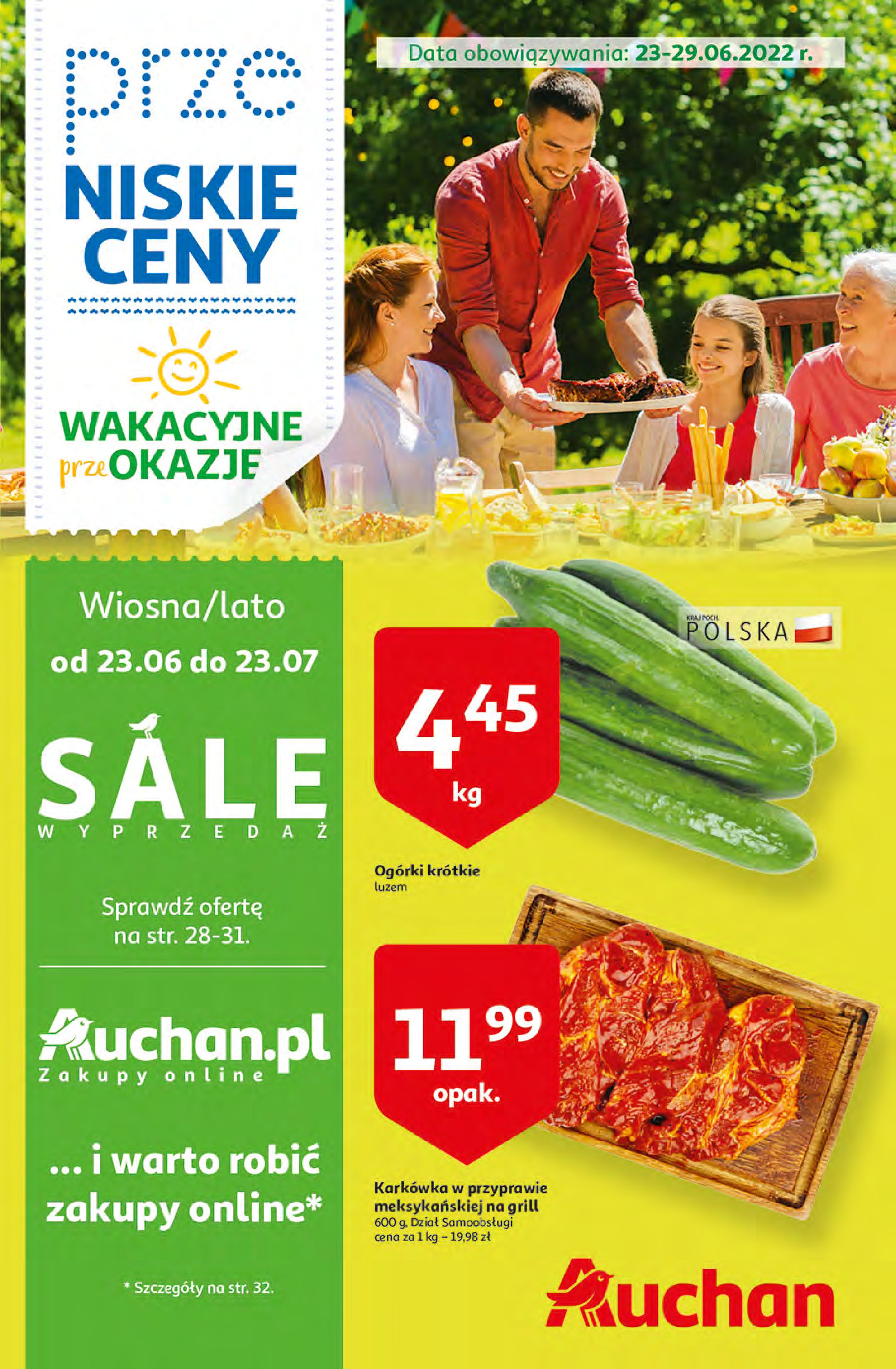 Auchan:  Auchan - SALE 23-29.06. 22.06.2022