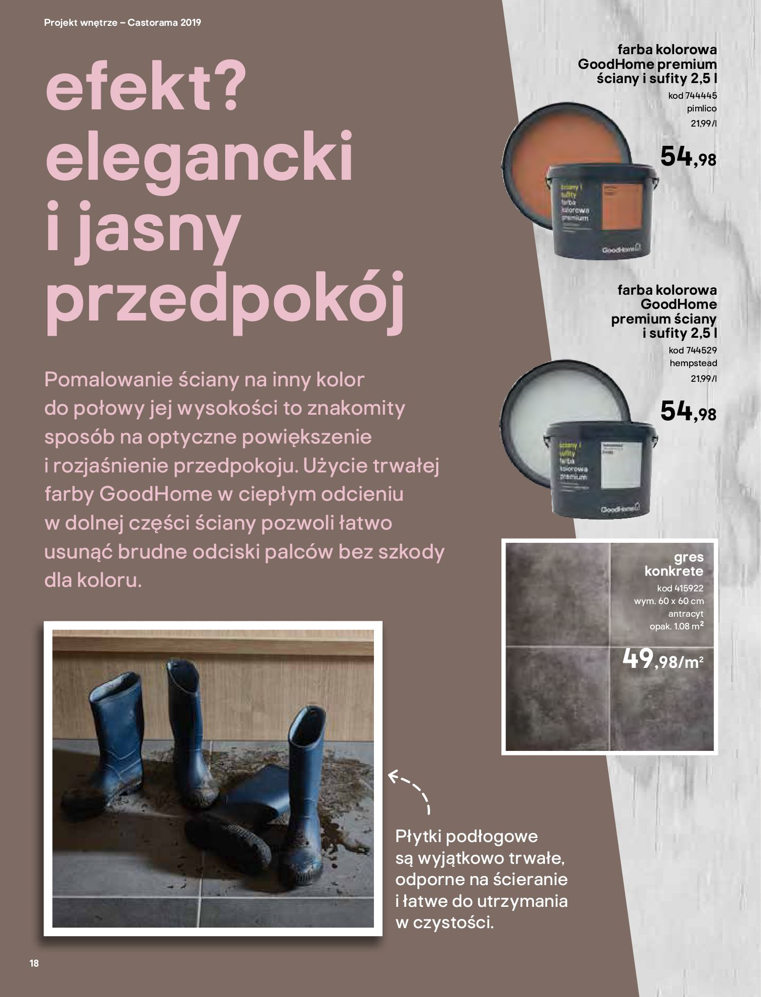 Gazetka Castorama: Katalog Projekt Wnętrze 2019 na Goodie.pl.