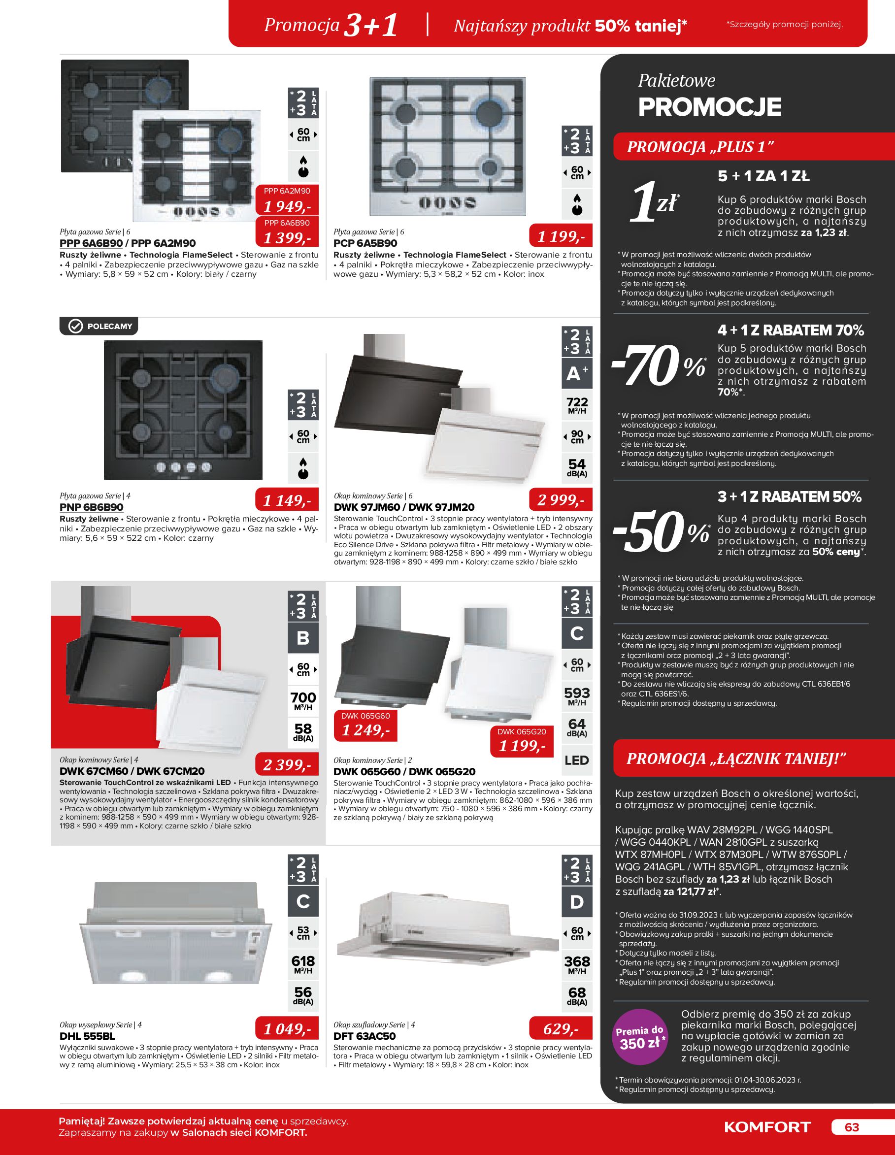 Gazetka Komfort: Gazetka Komfort - Katalog urządzeń AGD 2023 2023-05-16 page-63