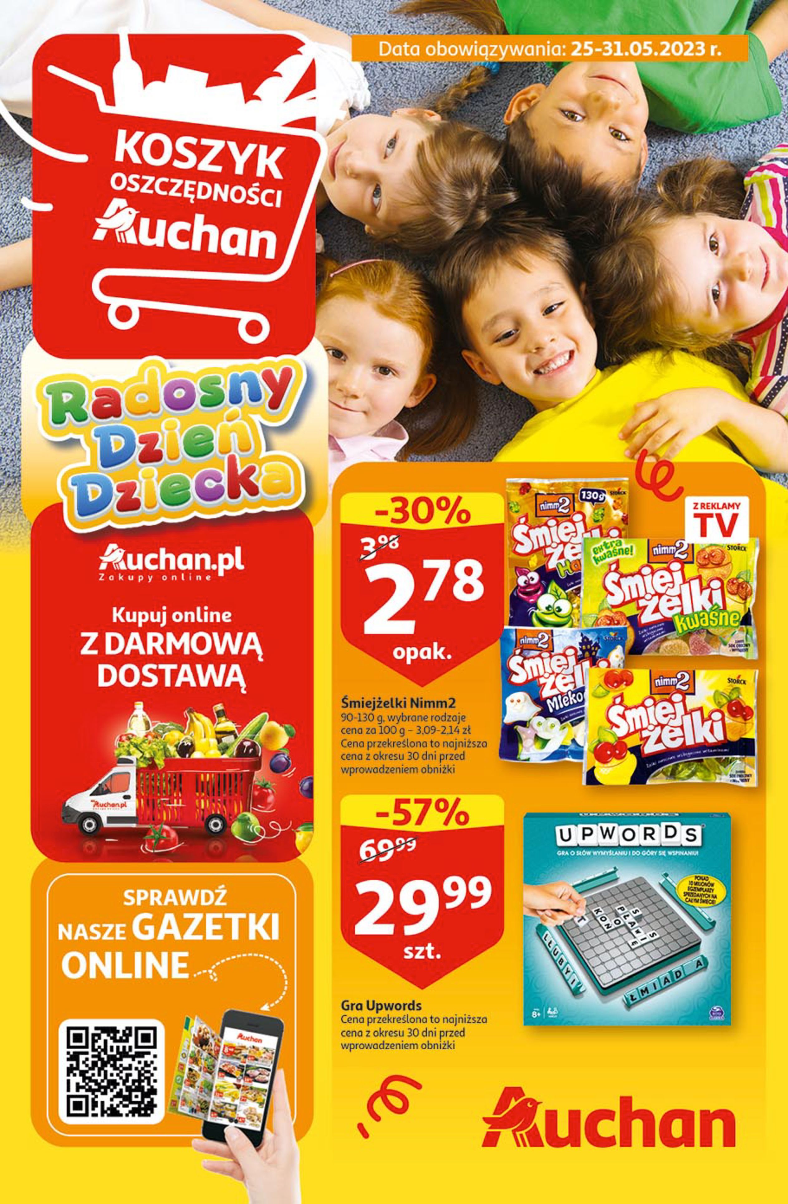 Auchan:  Gazetka Auchan - Dzień Dziecka 24.05.2023
