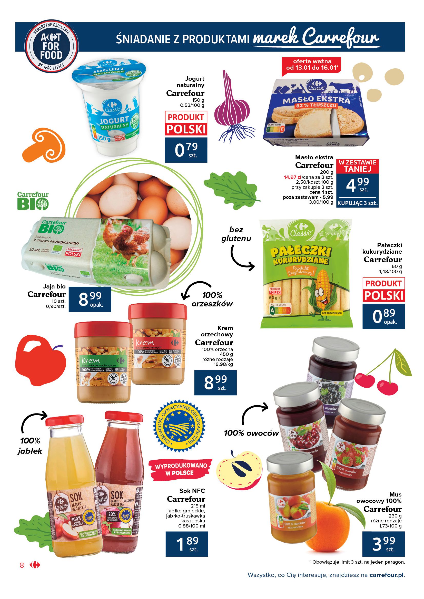 Gazetka Carrefour Market: Gazetka Market - Możemy jeść mądrze od 11.01 2022-01-11 page-8