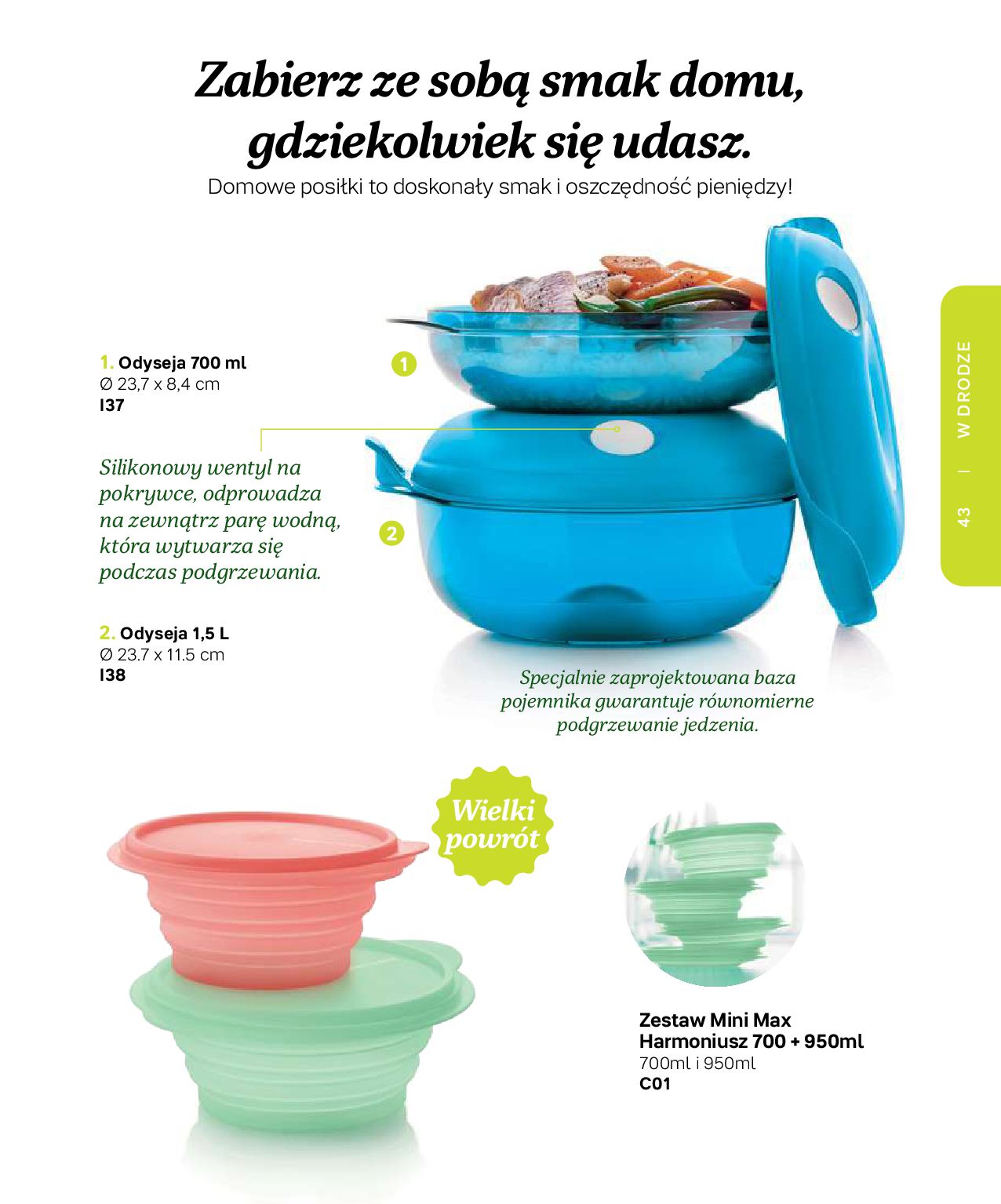 Gazetka Tupperware: Gazetka Tupperware - Katalog Wiosna/Lato 2023 2023-03-06 page-43