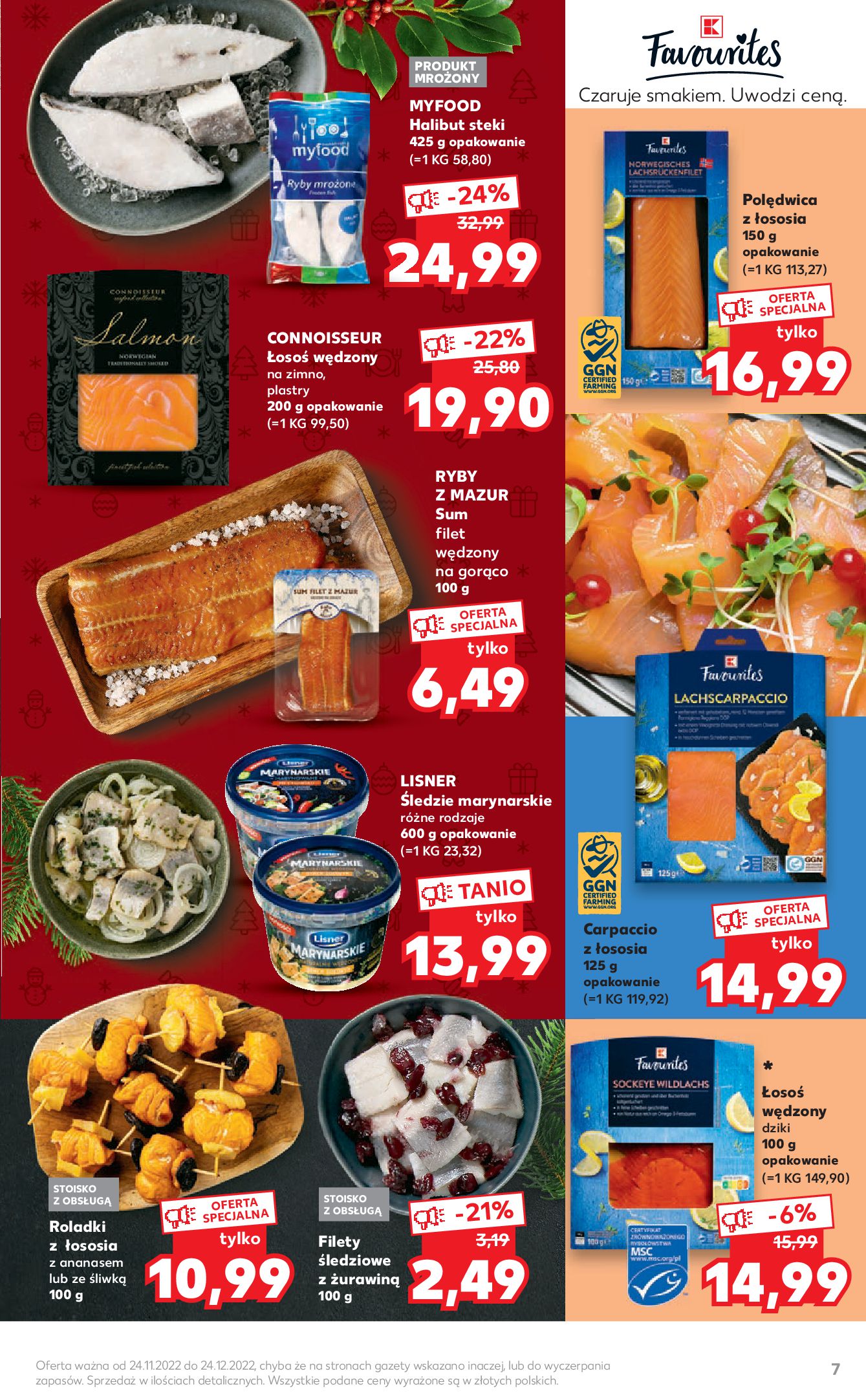 Gazetka Kaufland: Gazetka Kaufland - food na święta 2022-11-24 page-7