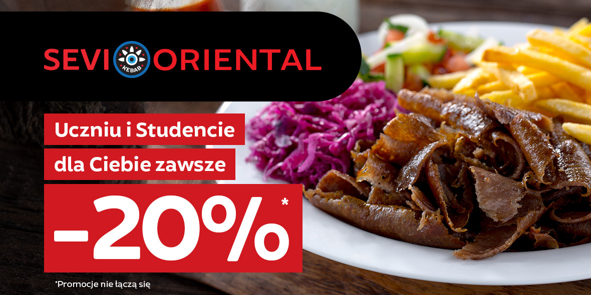 Sevi Kebab Oriental: -20% dla studentów