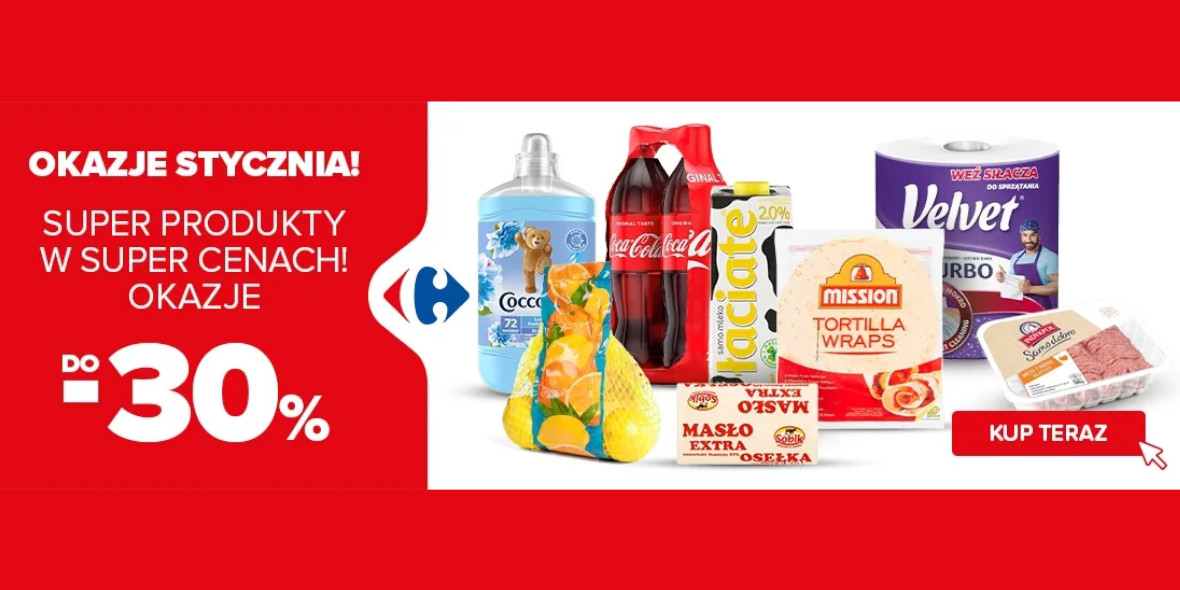 Carrefour: Do -30% na wybrane produkty