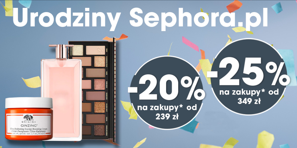 Sephora: Kod: do -25% na Twoje zakupy 21.01.2022
