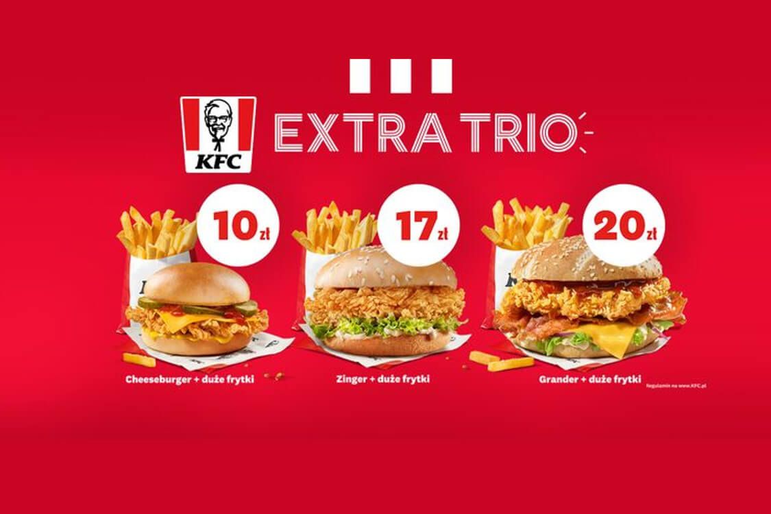 :  EXTRA TRIO W KFC!