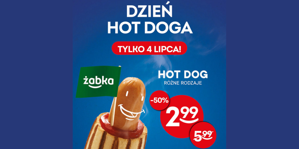 Żabka: -50% na Hot Doga 04.07.2022