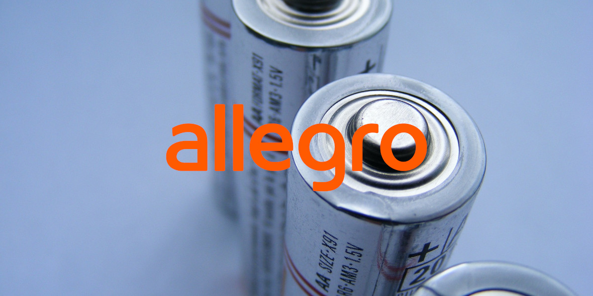 Allegro:  Baterie na Allegro 03.01.2023