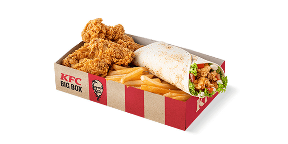 KFC: 38,99 zł za Twister Big Box