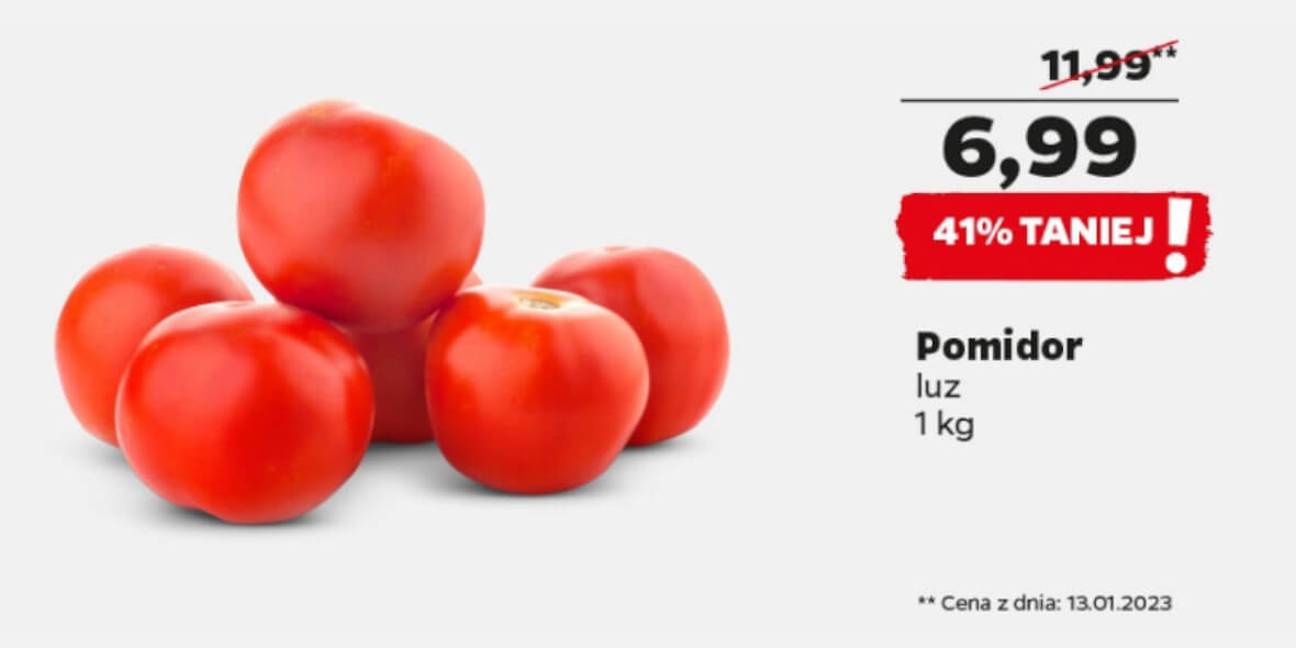 Netto: -41% na pomidory 23.01.2023