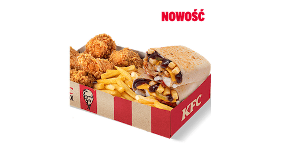 KFC: 43,99 zł za Whisky BBQ Wrapper Box