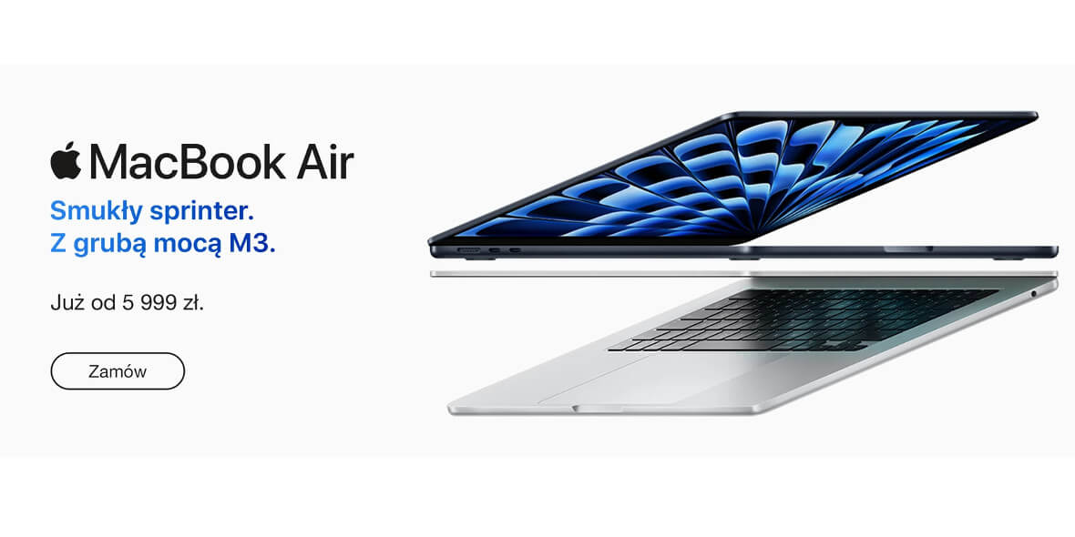 iSpot: Od 5999 zł za MacBook Air 02.04.2024