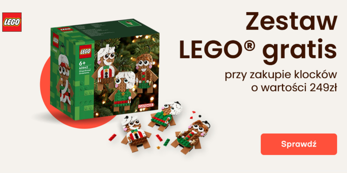morele.net:  Zestaw LEGO® za 1 zł 06.11.2023