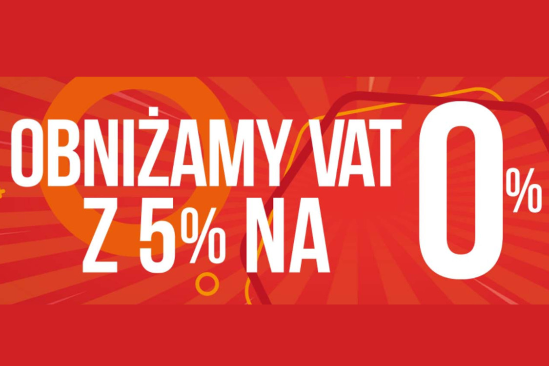 Stokrotka Supermarket: 0% VAT na wybrane produkty