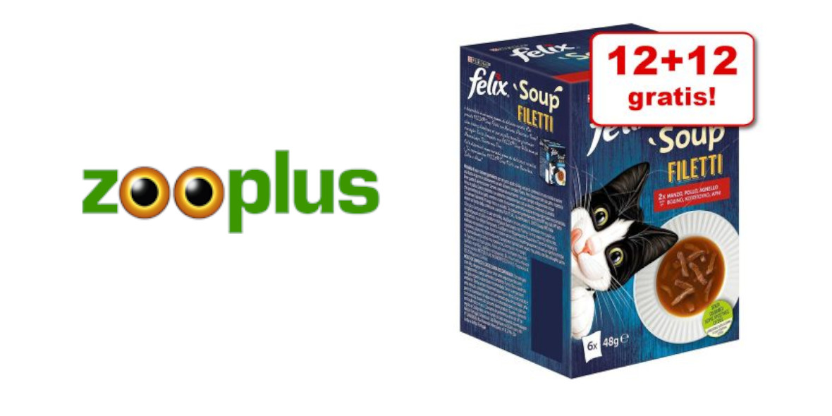 zooplus: GRATIS 12 Felix Soup / Filet 27.09.2022