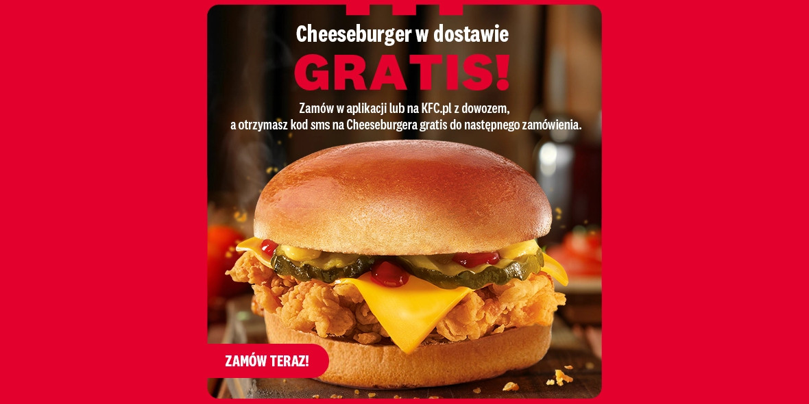 KFC:  Cheeseburger GRATIS! 19.03.2024
