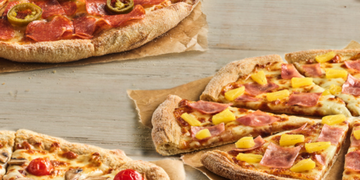 Pizza Hut: 21,99 zł/szt za 3 średnie pizze 18.02.2021