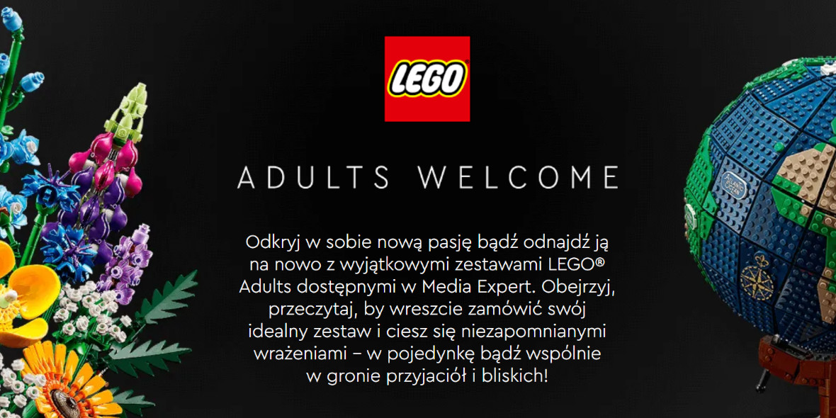 Media Expert:  LEGO® Adults - odkryj w sobie nową pasję 22.01.2024