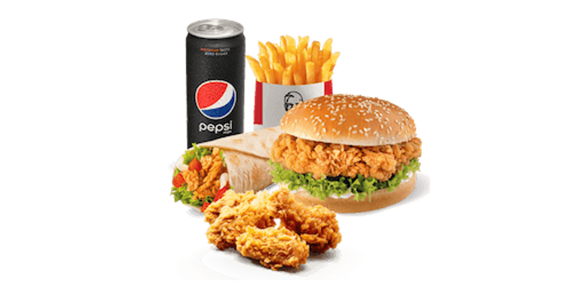 KFC: 30 zł Zinger, iTwist, 2xHot Wings, Frytki,  Pepsi Max 17.09.2022