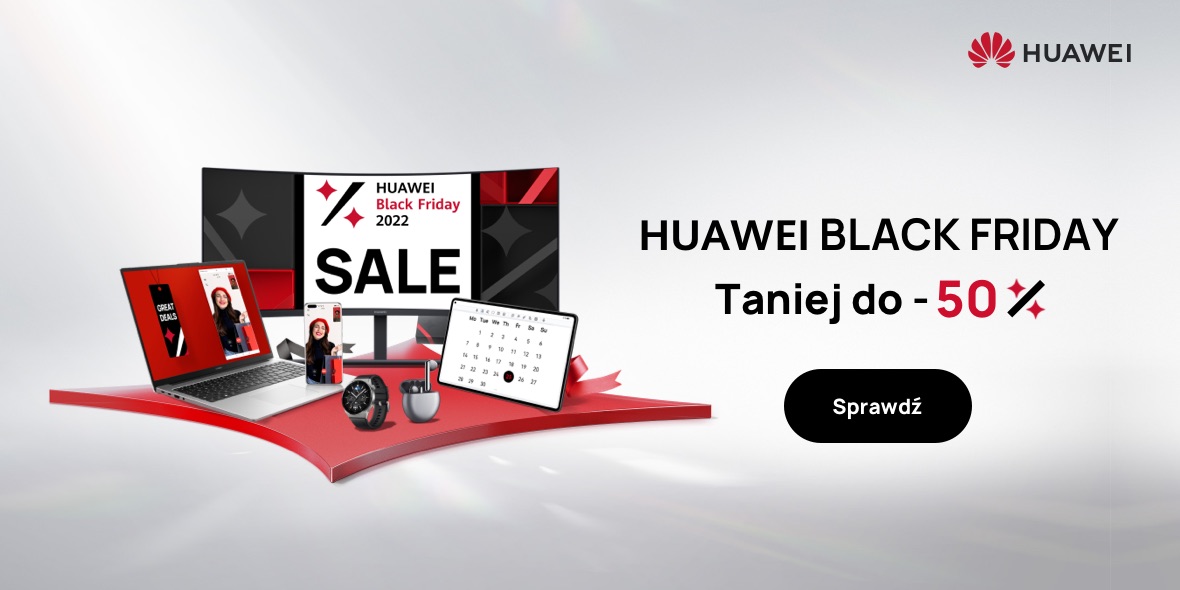 Huawei: Do -50% na Huawei Black Friday