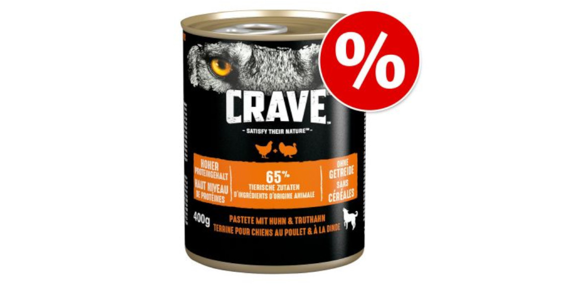 zooplus: -20% na karmę mokrą dla psa Crave Adult 02.02.2023