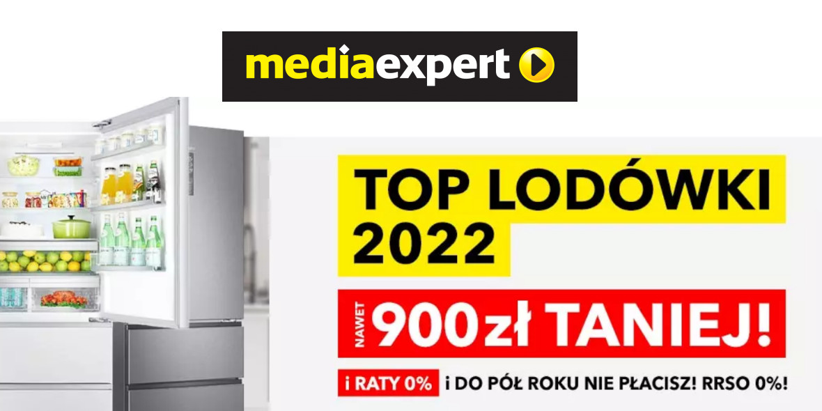 Media Expert: Do -900 zł na lodówki 09.08.2022