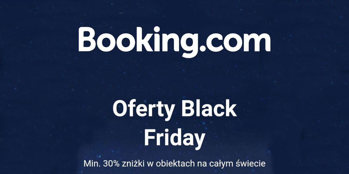 Booking.com: Min. -30% na oferty pobytu na całym świecie