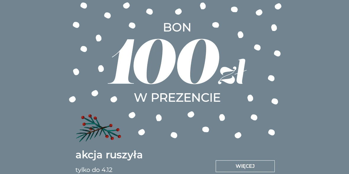 home&you:  Prezent: bon 100 zł 27.10.2022
