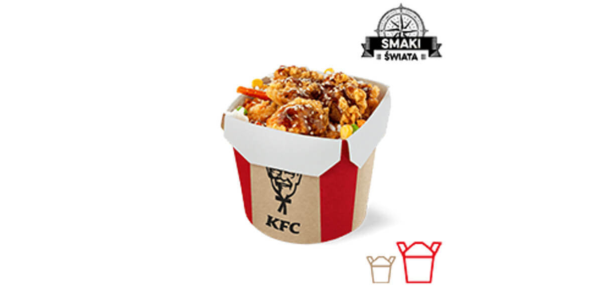 KFC: 25,99 zł za Ryż i Bites Orientalny Teriyaki Grande 27.10.2023