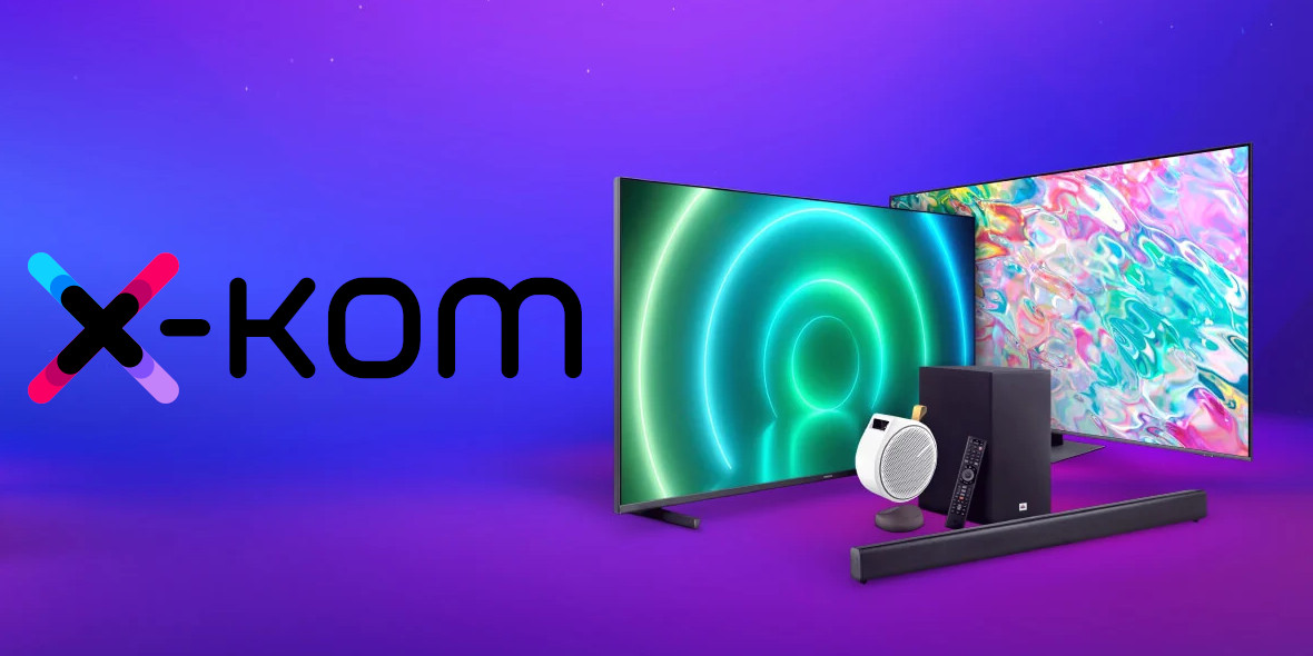 X-Kom.pl: Do -350 zł na projektory, TV i audio z KODEM 17.08.2022